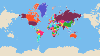 国家列表和地图 Thumbnail